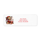 Holiday Return Address Labels (Voorkant)