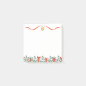 Holiday Ribbon Bell kerstcadeautjes Trees pasta Post-it® Notes (Voorkant)