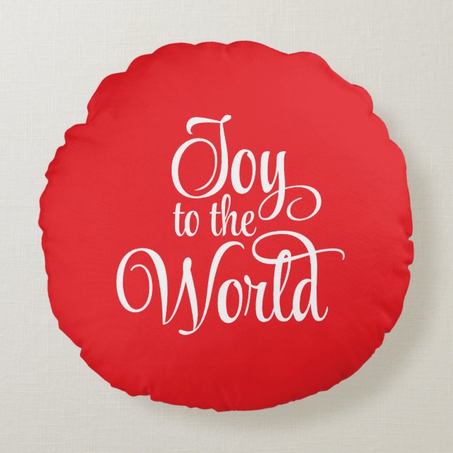 Holiday Rond Kussen (Voorkant)