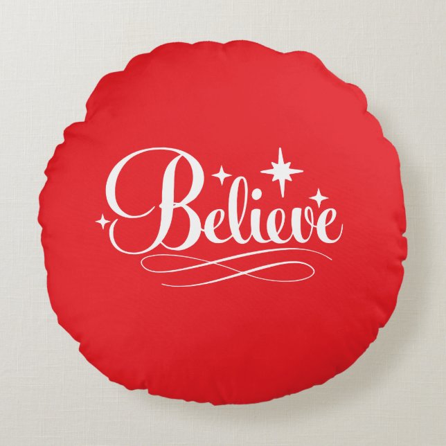 Holiday Rond Kussen (Voorkant)