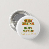 Holiday Ronde Button 3,2 Cm (Voorkant /achterkant)