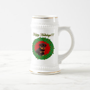 Holiday Rottweiler Bierpul