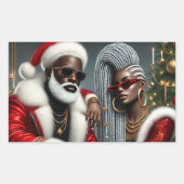 Holiday Royalty Rechthoekige Sticker (Voorkant)