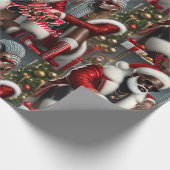 Holiday Royalty Wrapping Paper Cadeaupapier (Hoek)