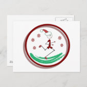 Holiday Runner Guy Briefkaart (Voorkant / Achterkant)