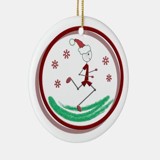 Holiday Runner Guy Ornament (Rechts)