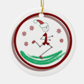 Holiday Runner Guy Ornament (Voorkant)