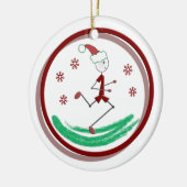 Holiday Runner Guy Ornament (Links)