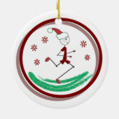 Holiday Runner Guy Ornament (Achterkant)