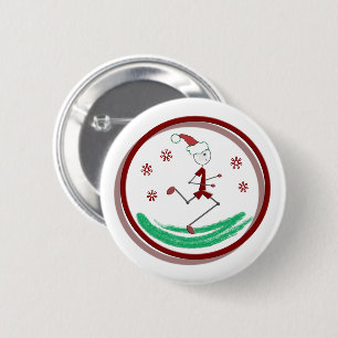 Holiday Runner Guy © Ronde Button 5,7 Cm