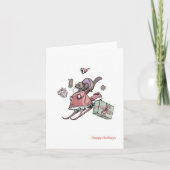 Holiday Rush Christmas Kaart (Voorkant)