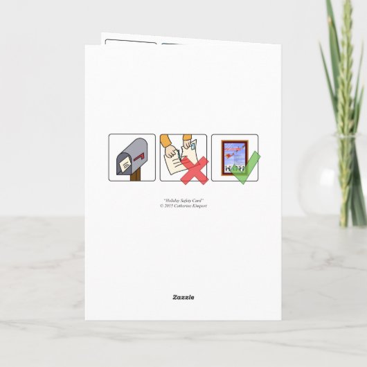 Holiday Safety Kaart (Achterkant)
