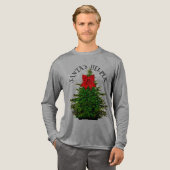HOLIDAY SANTA'S HELPER Tri-Blend SHIRT (Voorkant)