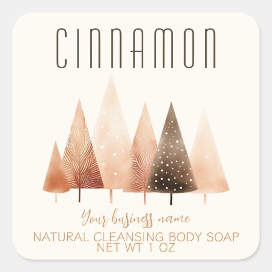 Holiday Scented Soap Label (Voorkant)