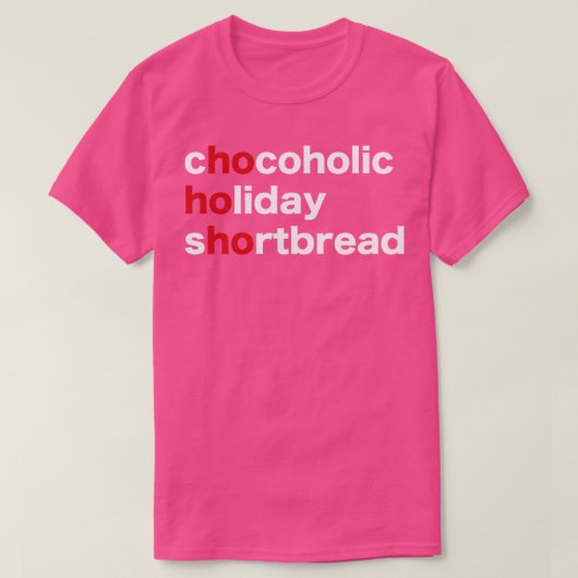 Holiday Scrabble Words design no 1 dark shirten T-shirt (Design voorkant)
