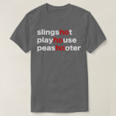 Holiday Scrabble Words design nr. 3 T-shirt (Design voorkant)