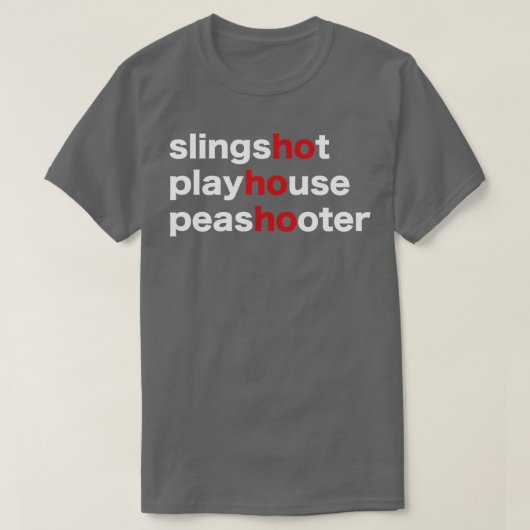 Holiday Scrabble Words design nr. 3 T-shirt (Design voorkant)