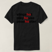 Holiday Scrabble Words design nr. 4 T-shirt (Design voorkant)