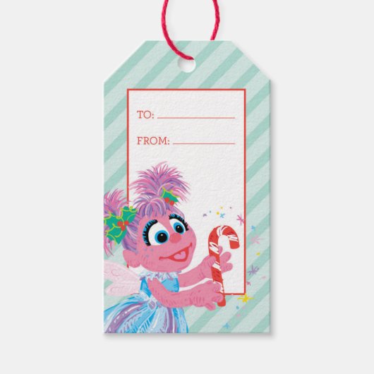 Holiday Scribble Abby Cadabby Cadeaulabel (Voorkant)