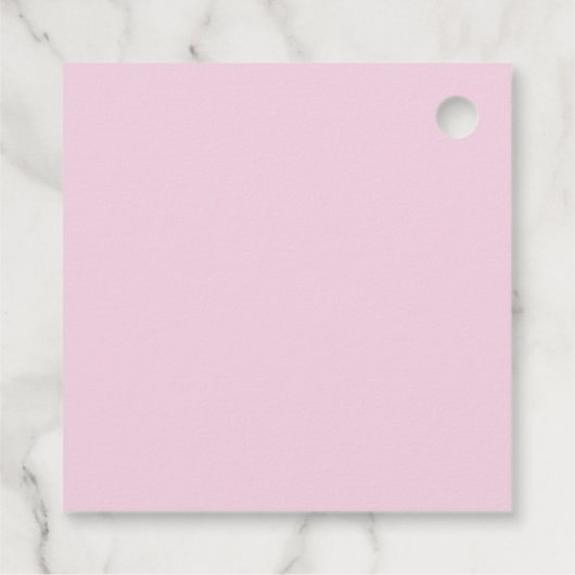 Holiday Scribble Doodle Rood en Roze Gift Label (Achterkant)