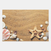 Holiday Seashells Beach Inpakpapier Vel (Voorkant)