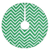 Holiday Season Chevron Pattern Kerstboom Rok (Voorkant)