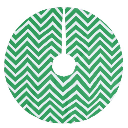 Holiday Season Chevron Pattern Kerstboom Rok (Voorkant)