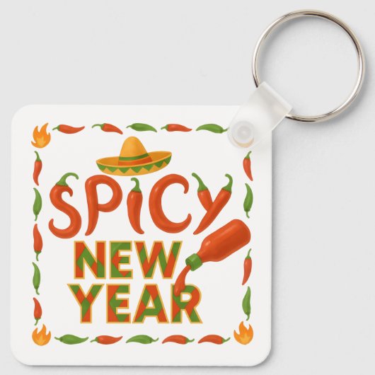Holiday Seasoned Greetings Sleutelhanger (Achterkant)