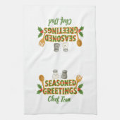 Holiday Seasoned Greetings Theedoek (Verticaal)