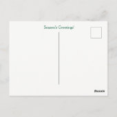 Holiday Seasons Greetings Country Barn  Briefkaart (Achterkant)