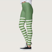Holiday Sexy Elf Leggings Candy Cane Kerstmis (Links)