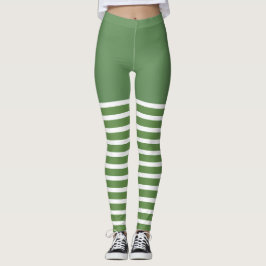 Holiday Sexy Elf Leggings Candy Cane Kerstmis
