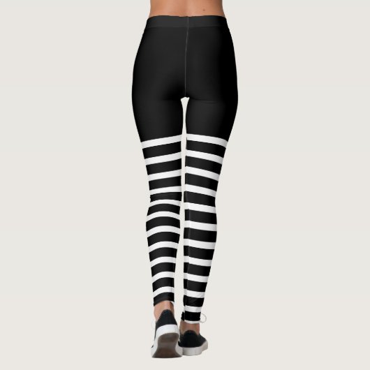 Holiday Sexy Elf Leggings Candy Cane Kerstmis (Achterkant)