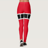 Holiday Sexy Elf Leggings Candy Cane Kerstmis (Achterkant)