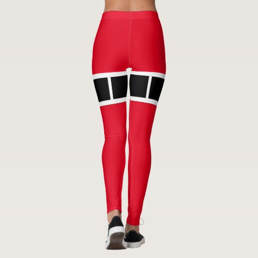 Holiday Sexy Elf Leggings Candy Cane Kerstmis (Achterkant)