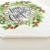 Holiday Sherpa Blanket Sherpa Deken (3/4)