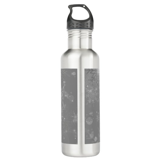 Holiday Siamese Cat Waterverf Waterfles (Achterkant)