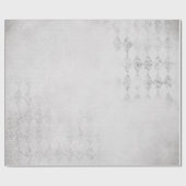 Holiday Silver Gritter Design Cadeaupapier (Vlak)