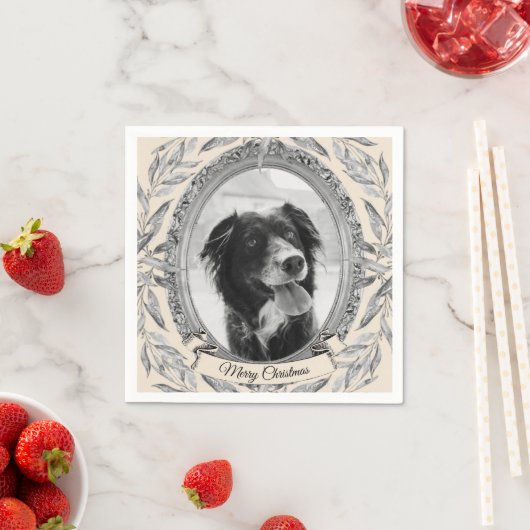 Holiday Silver Lijst Foto Servet (Insitu)