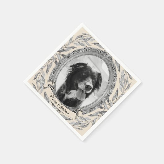 Holiday Silver Lijst Foto Servet (Hoek)