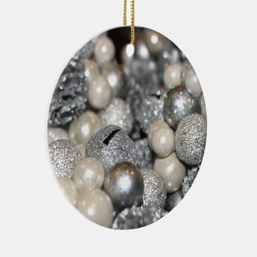Holiday Silver Sparkle Ornament (Rechts)