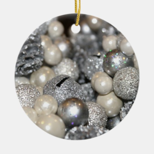 Holiday Silver Sparkle Ornament (Voorkant)