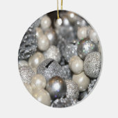 Holiday Silver Sparkle Ornament (Links)