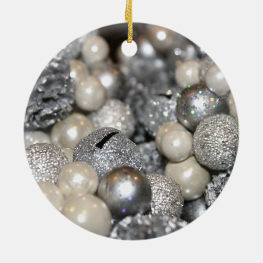 Holiday Silver Sparkle Ornament (Achterkant)