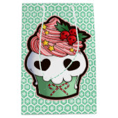 Holiday Skull Cupcake Medium Cadeauzakje (Voorkant)