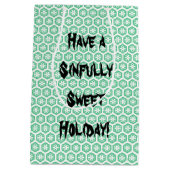 Holiday Skull Cupcake Medium Cadeauzakje (Achterkant)