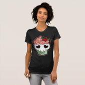 Holiday Skull Cupcake T-shirt (Voorkant volledig)