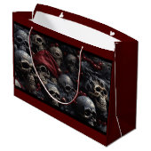 Holiday Skull Gift Bag Groot Cadeauzakje (Achterkant Gekanteld)