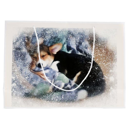 Holiday Sleeping Corgi Puppy Groot Cadeauzakje