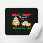 Holiday Snack, Most Likely To Eat All Christmas Tr Muismat (Met muis)